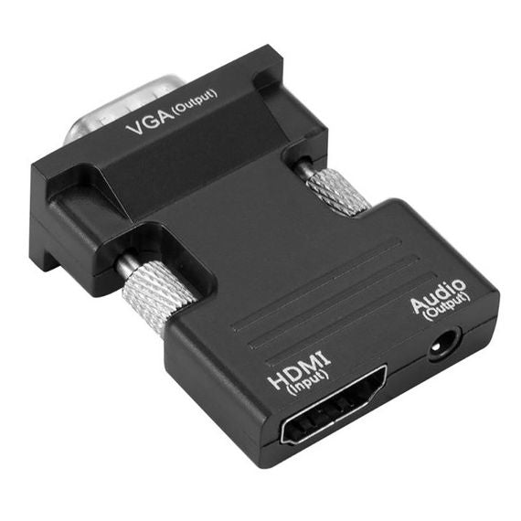 Adattatore HDMI/Jack audio 3.5mm a VGA Adattatore HDMI/Jack audio 3.5mm a VGA